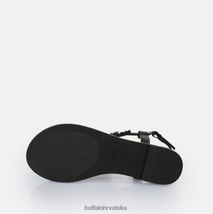 crno Buffalo veganske sandale rhonda |sandale TDD6T94